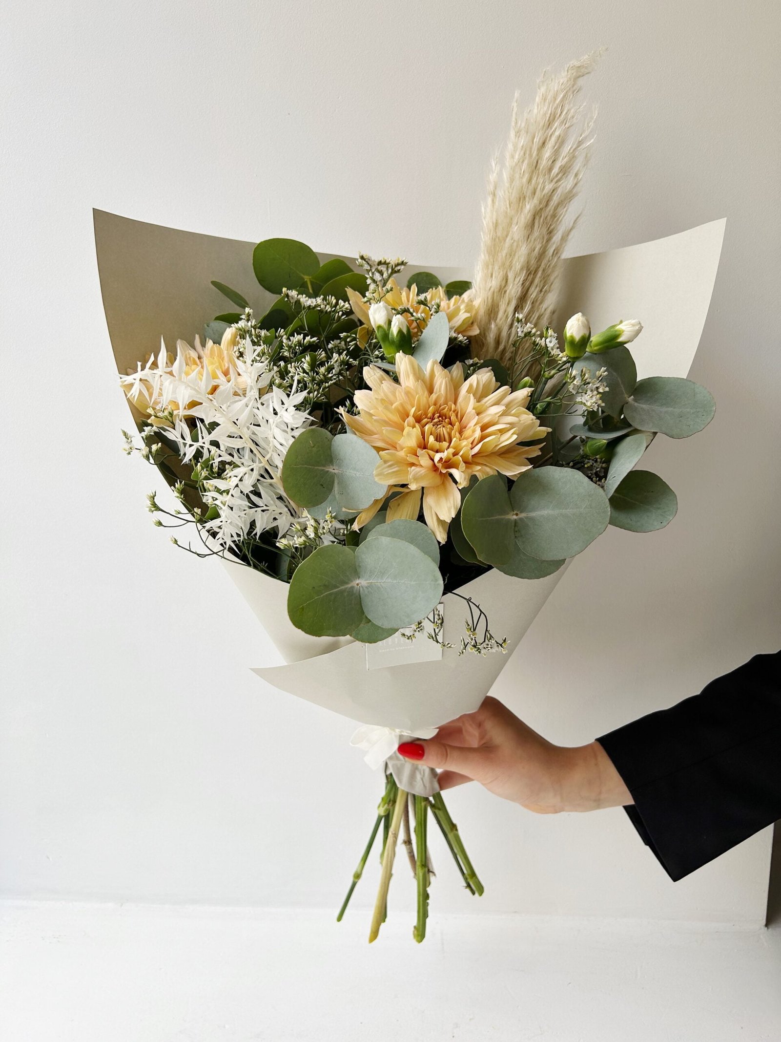 Gėlių puokštė - karamelė Gėlių puokštė - karamelė