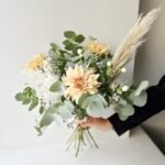 Gėlių puokštė - karamelė