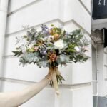 didelė gėlių puokštė