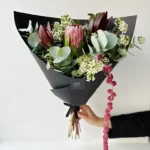 Gėlių puokštė - Juodas šokoladas