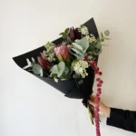 Gėlių puokštė - Juodas šokoladas