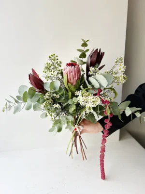 Gėlių puokštė - Juodas šokoladas